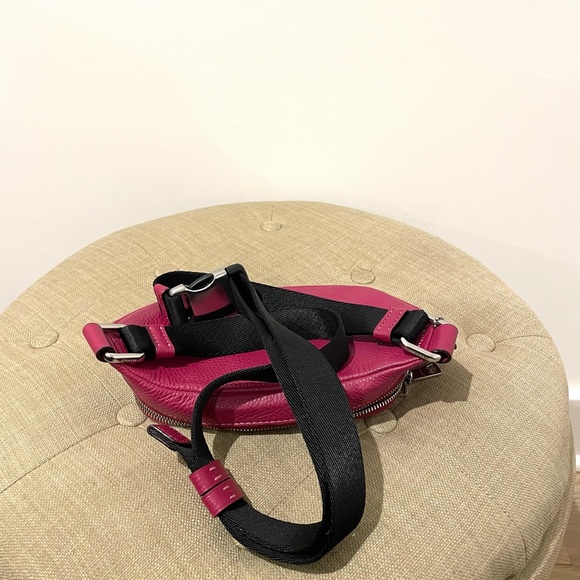 Coach Fuchsia Pebble Leather Mini Belt Bag - Picture 6 of 8